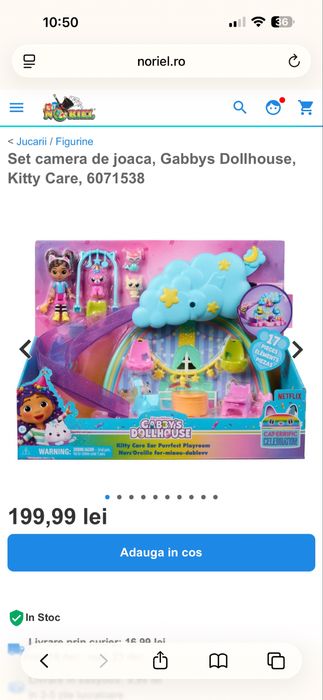 Gabby dollhouse set camera de joaca