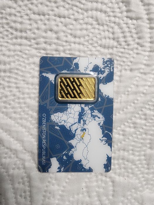 Oltin quyma 999 proba 10 gr,  слиток золотой
