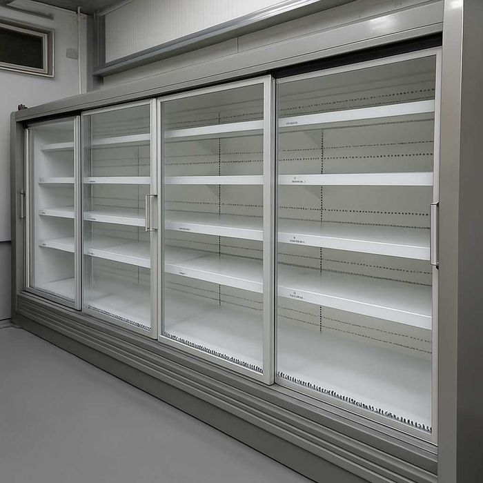 Vitrina frigorifica Linde cu motor exterior 4 sau 6 usi