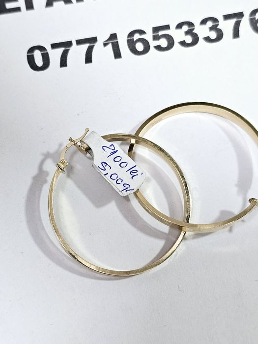 Vand cercei din aur 14 k 5 g cod 571
