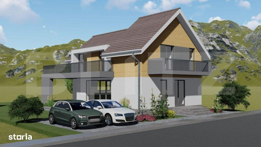 Proiect de casa in Bod, 1000 mp teren!