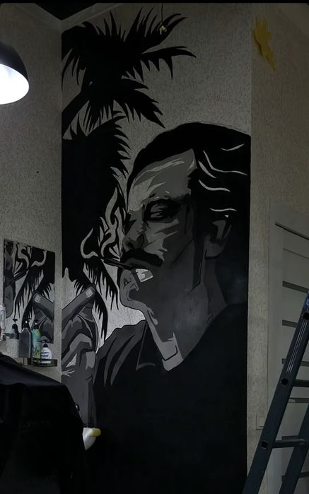 Рисую на стены devolga rasm chzamz