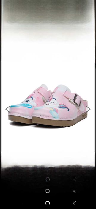 Анатомично дамско сабо с принт