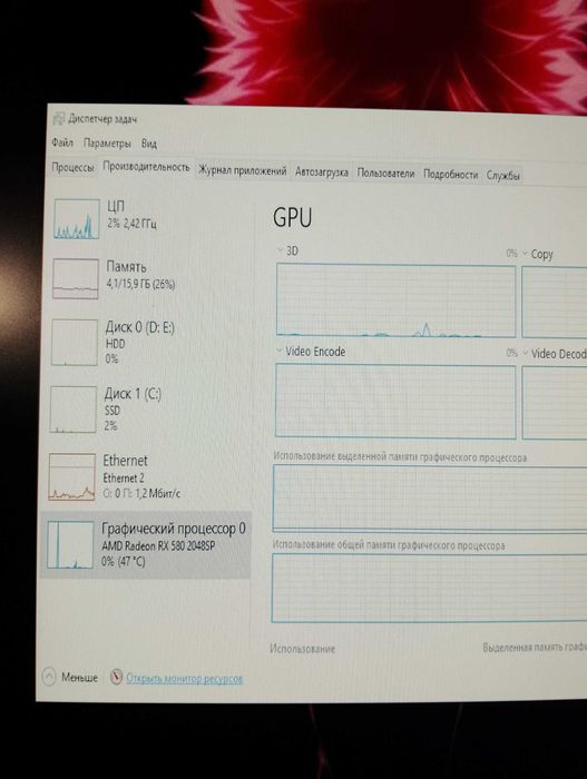 Видеокарта Rx 580 8 гб