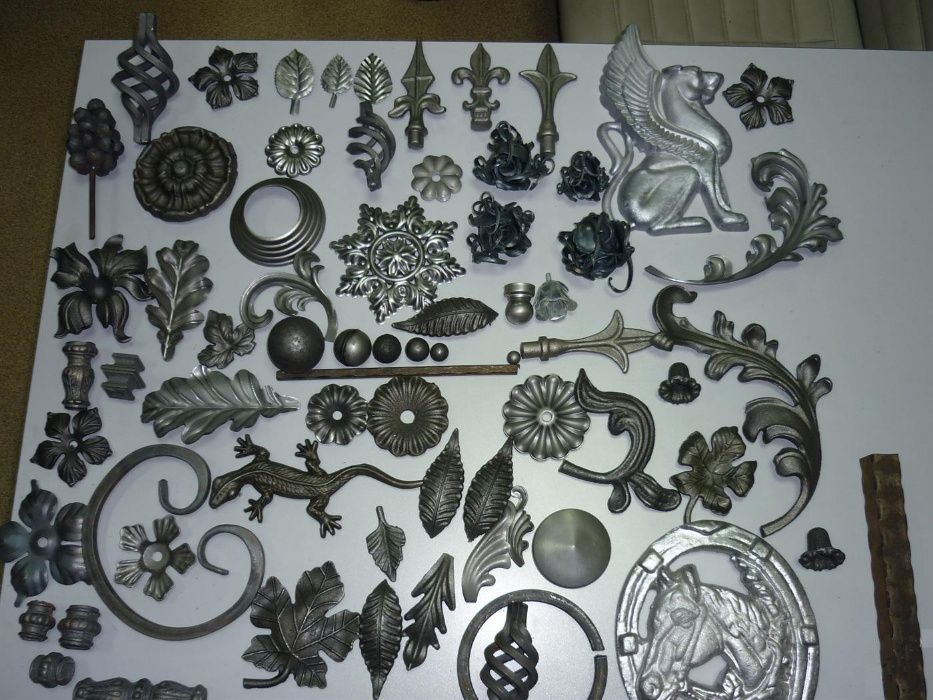 Кованые элементы. Ковка. Штампованные декоративные элементы. Пики.