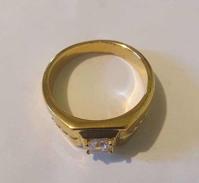 inel/ghiul placat cu Aur