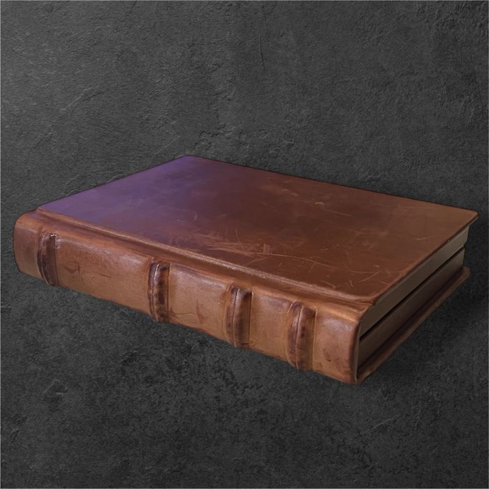 Шах и табла 2в1 във форма на кожена книга