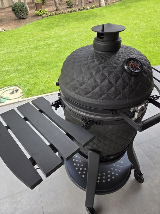 Голям размер 22инча/56см Керамично градинско барбекю KAMADO GRILL EGG пълен комплект