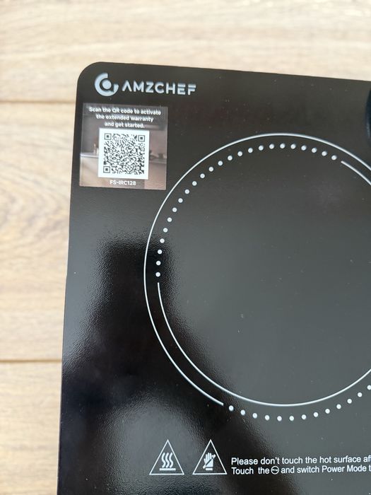 Индукционен котлон AMZCHEF с 2 зони – 3500W, нов