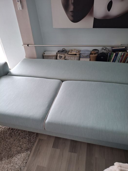 Canapea extensibila verde mint!