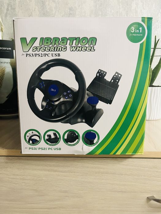 Игровой руль новый