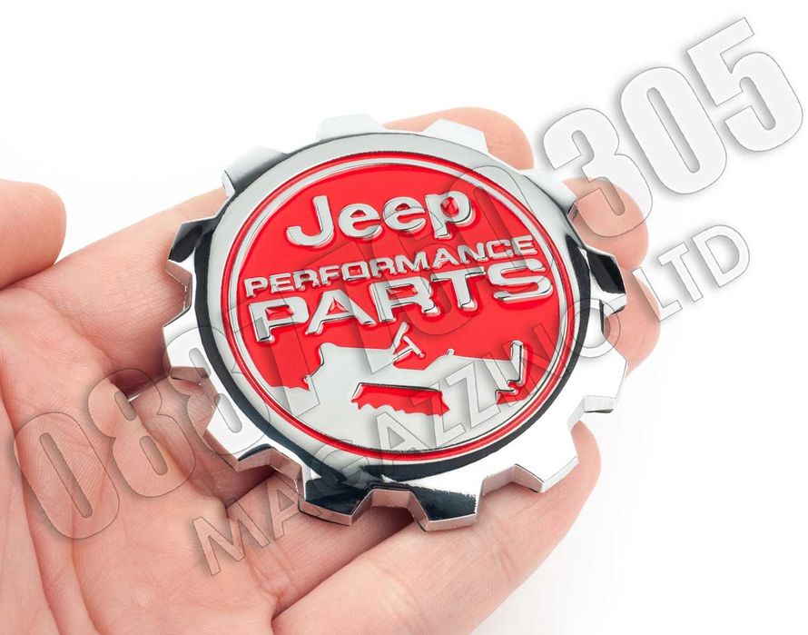 Емблема Jeep Performance Parts Метален Джип 3Д Стикер за Калник Лого