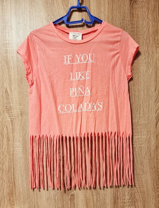 Къса тениска и тениска с ресни