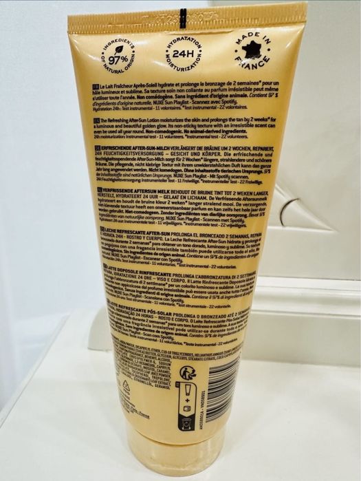 Lotiune dupa plaja hidratanta pentru fata si corp, prelungire bronz