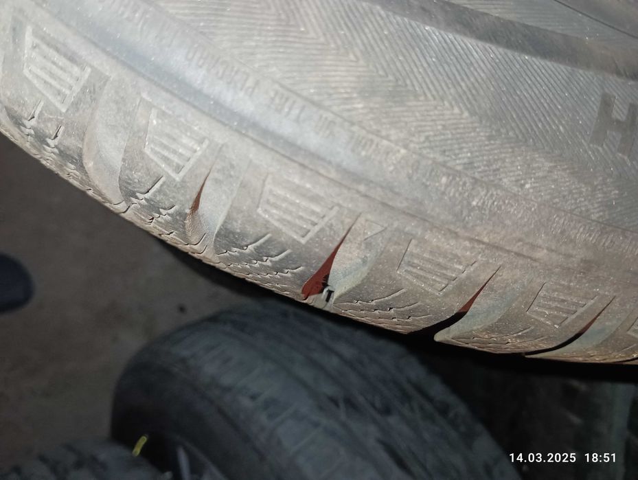 Джанти Мерцедес 16 5х112 66.6 с зимни гуми маршал