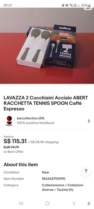 Lingurite cafea deosebite rachetă tenis