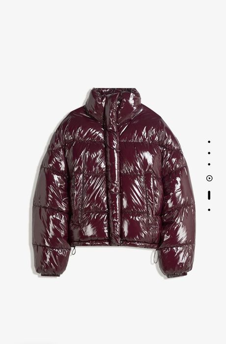 Яке с винилов  ефект Bershka