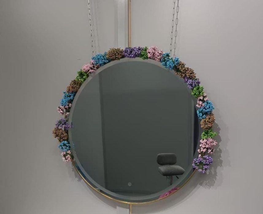 Зеркало большая подвесное