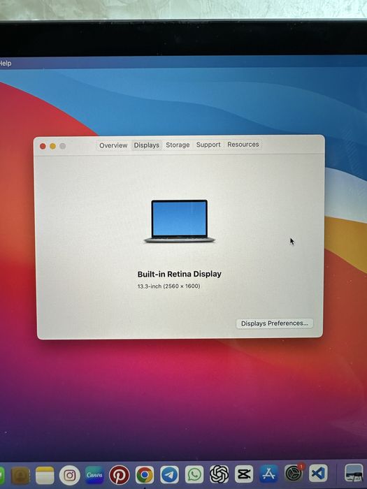 Macbook Pro 13.3, 1ТБ SSD, I7 Touch Bar, 16GB 3.3 GHz
