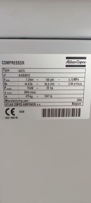 Compresor Atlas Copco