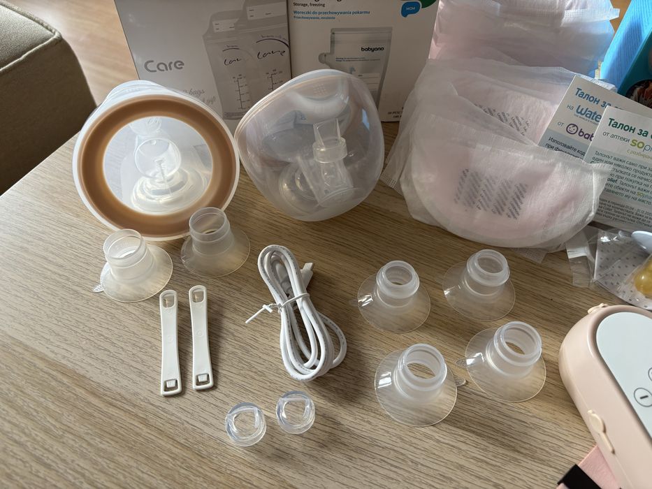 С гаранция! Двойна електрическа помпа за кърма Canool Milkshell