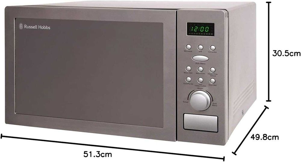 Микровълнова фурна Russell Hobbs Digital неръждаема стомана, 25L, 900W