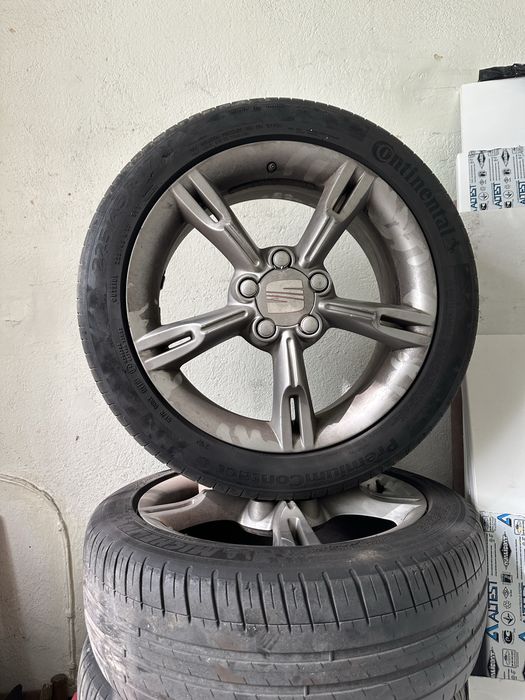 Джанти с гуми 17 цола 5х112 seat leon fr