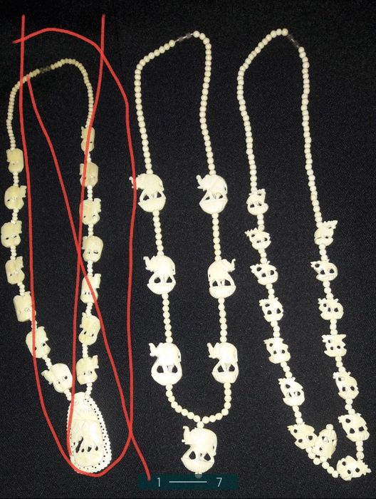 Бусы(ожерелья) из натуральной слоновой кости.