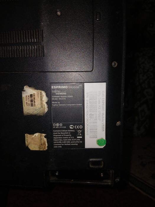 ноутбук fujitsu siemens