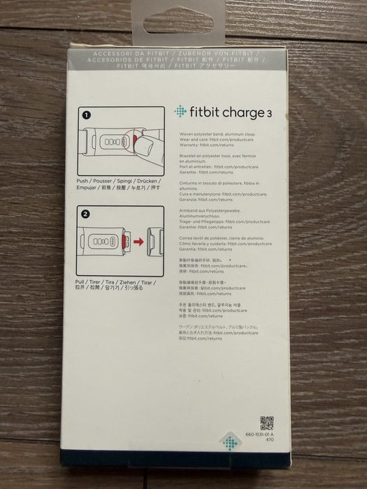 Fitbit Charge 3 оригинална каишка L