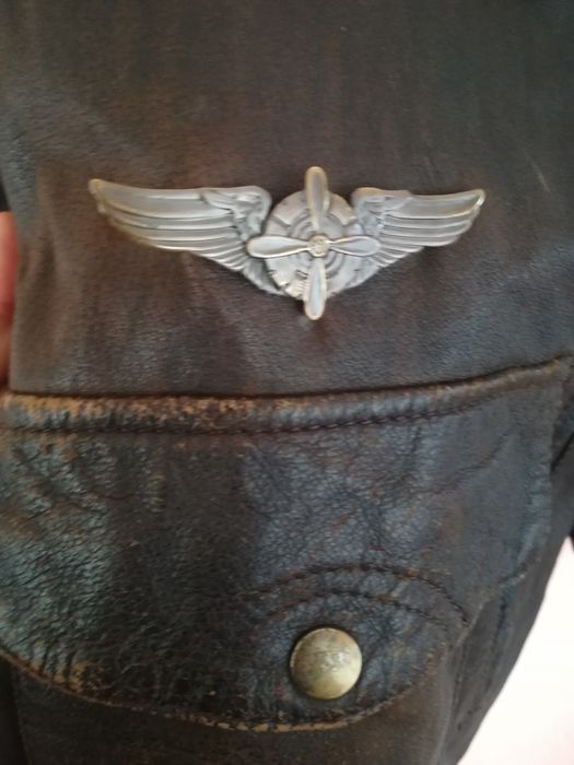 Geaca Air Force piele bărbați mărimea 42