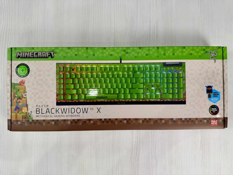 Tastatura Razer Minecraft edition, mecanică, nouă, sigilată