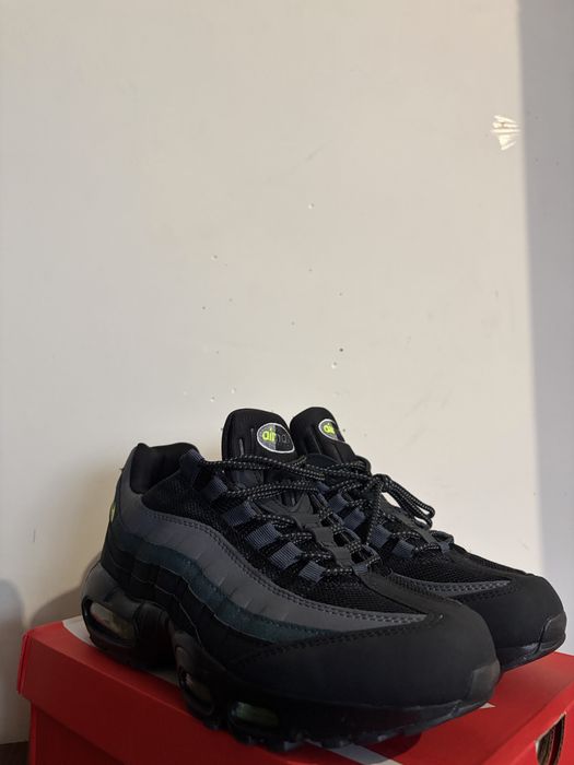 Nike Air Max 95 Retro Logo Black/Grey Volt - 40,41,42,43,44,45,46