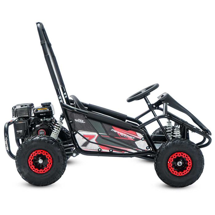 Buggy copii 98cc Mud Monster 6" automata 4T benzina rosu