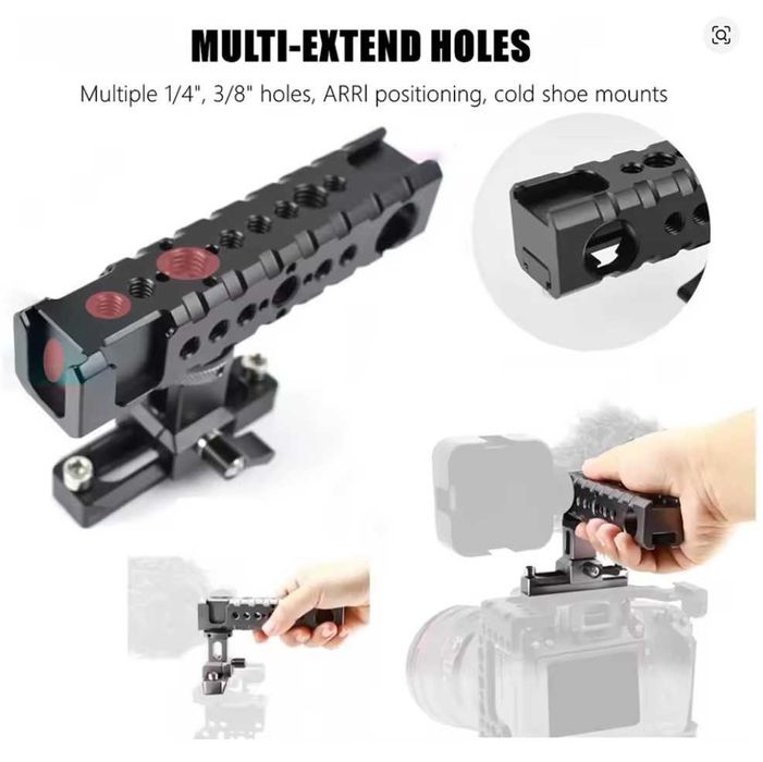 MiniFocus Top Handle Ръкохватка за Camera Rig (Като Нова)