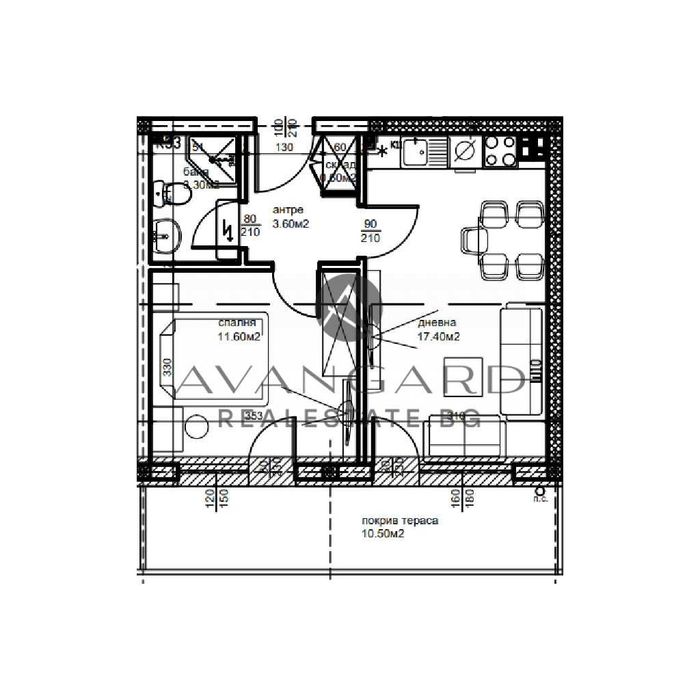 Продава се Двустаен апартамент в Пловдив, Беломорски - 60 кв.м за 572 €/кв.м - Снимка #7