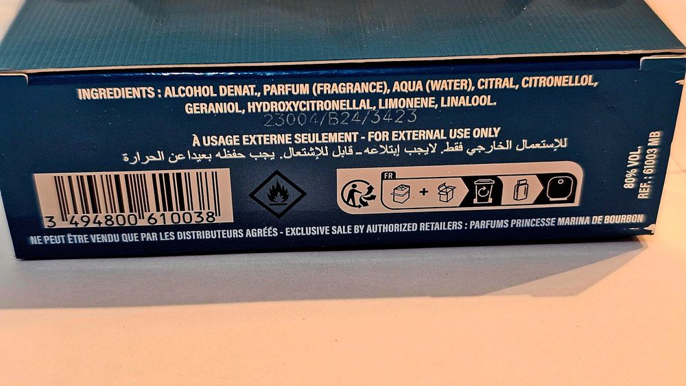 Monsieur Le Prince Intense EDP 100 мл Франция мужской