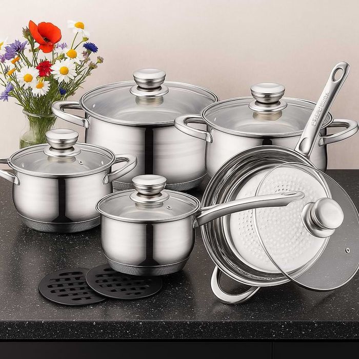 Royalty Line RL-1232 – Комплект от 12 части, с капаци и многослойно дъ