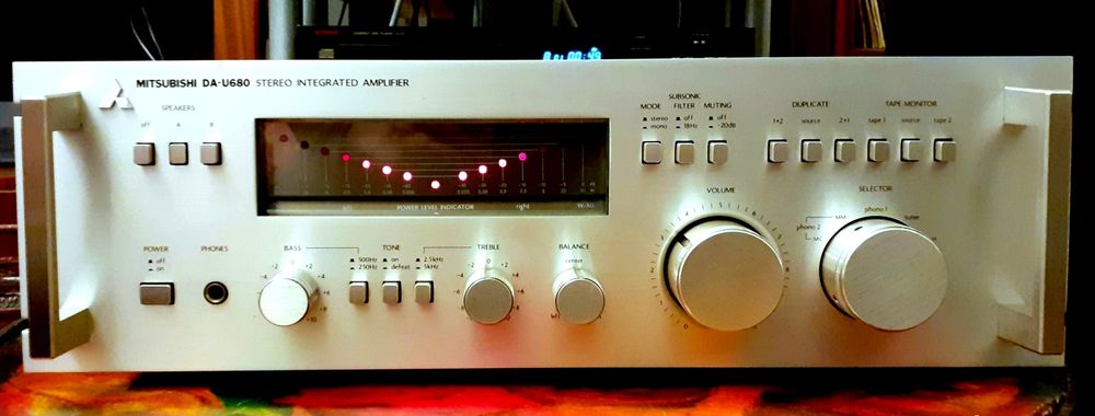Amplificator Mitsubishi DA-U680 vintage rar made in Japan