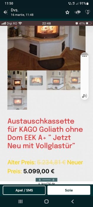 Șemineu Goliath KAGO