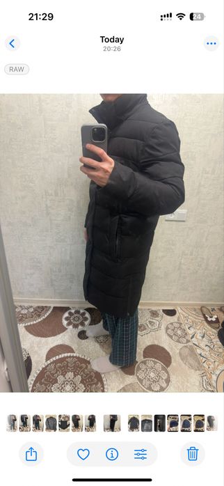 Куртка длинная зимняя