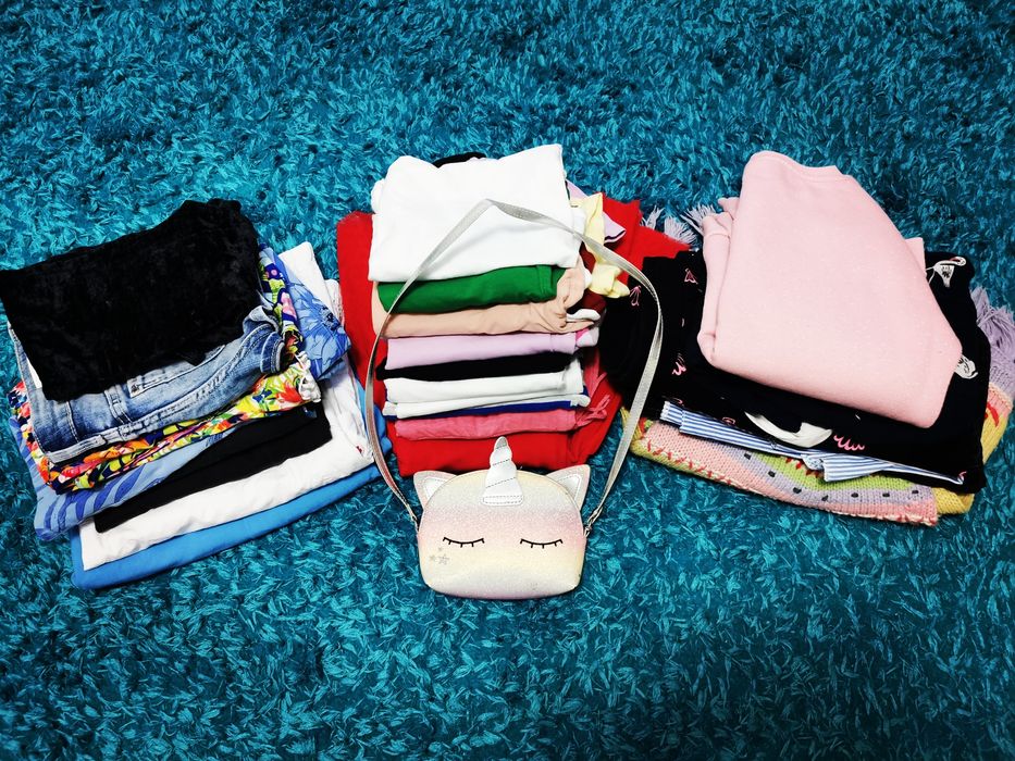 Lot mare și divers haine de calitate fetițe 7-8 ani