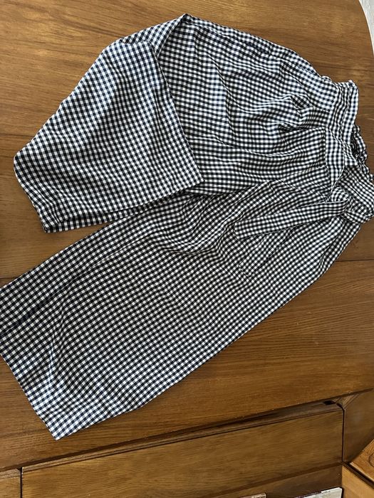 Pantaloni culotte Zara în carouri (vichy), mărimea S, stare foarte bună