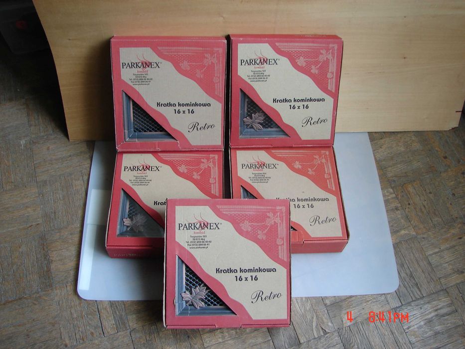 Grila de aerisire 160/160 pemtru semineu,soba,camari subsoluri camere tehnice . 5 bucati