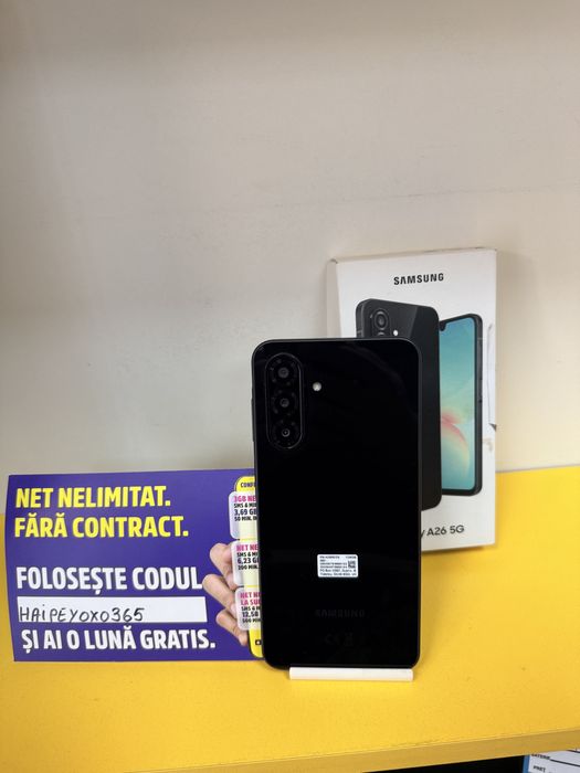 samsung A26 5G  6+ 128 gb ca nou