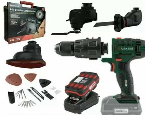 Multifunctional Parkside 4 in 1 cu acumulator si incarcator
