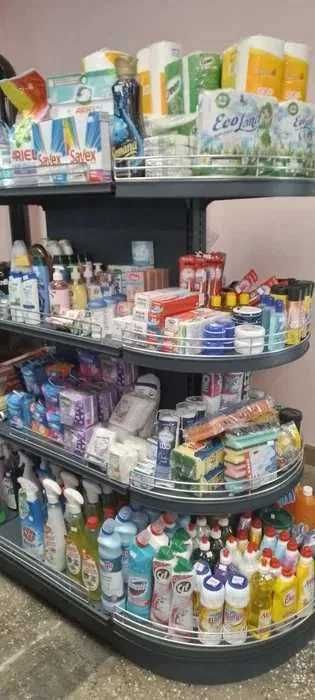 Метални стелажи за перилни и почистващи препарати - НОВИ НАЛИЧНИ