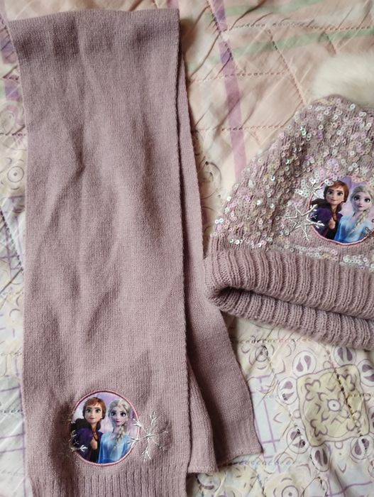 Зимни шапки за момиче и шал