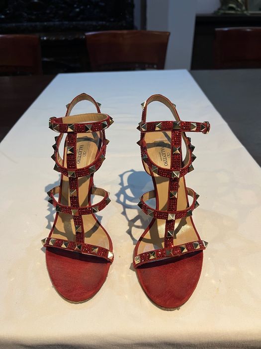 Valentino сандали с кристали