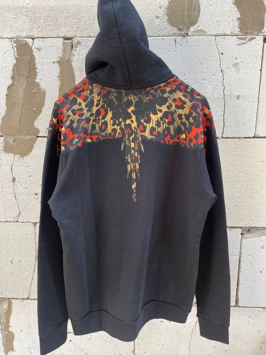 Marcelo Burlon leopard wings hoodie